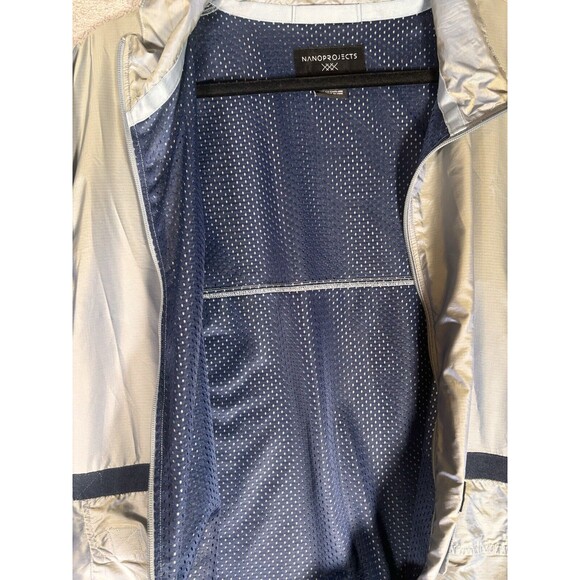 Rhone Nanoprojects Windbreaker Men’s Size XL Gray Chameleon Vented Full Zip - Picture 8 of 14